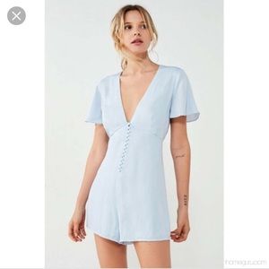 Powder blue romper